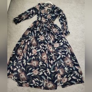 Brand new FashionNova peacock feather dress